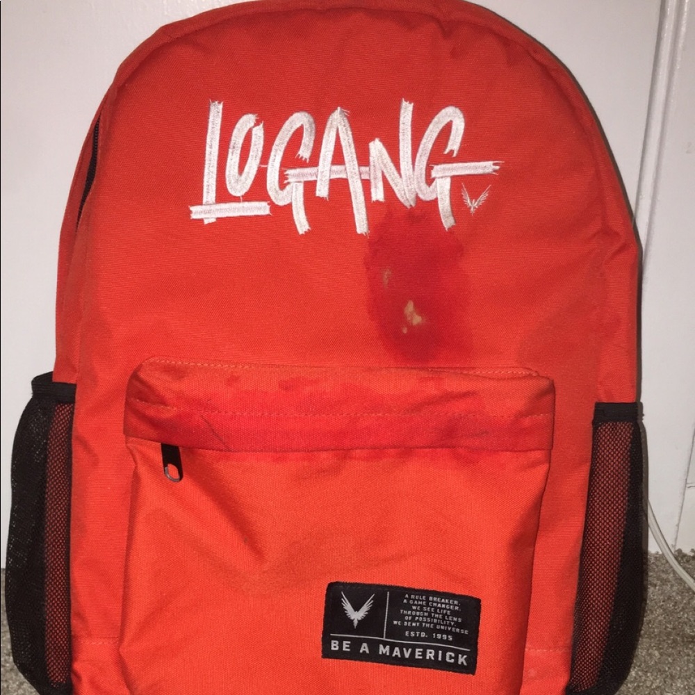 Orange Logang backpack